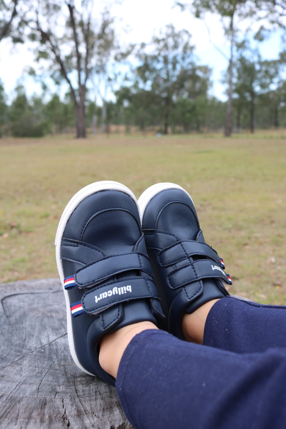 JESSE navy toddler sneakers