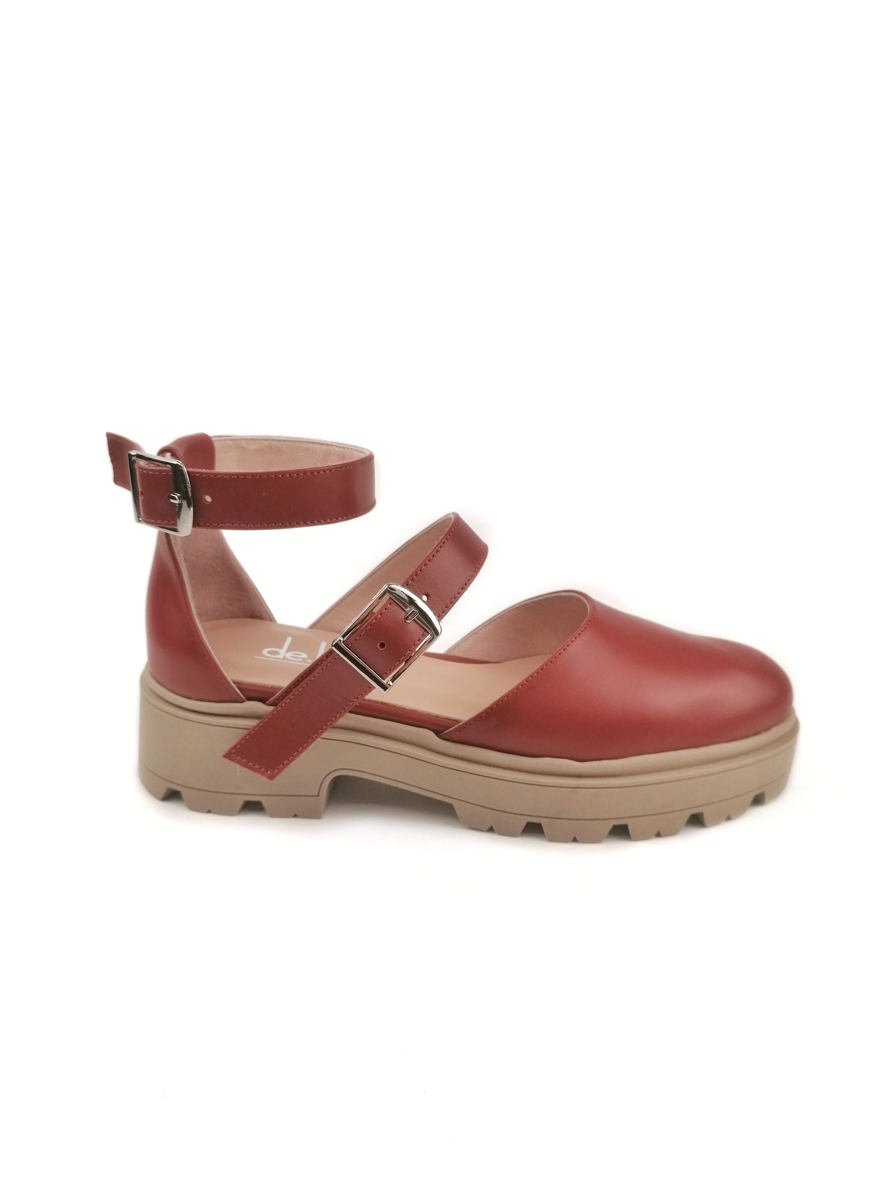 JOJO TERRACOTTA CHUNKY RUBBER FLATS