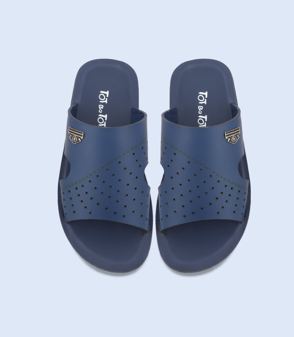 KB0189-NAVY-Boy Slippers