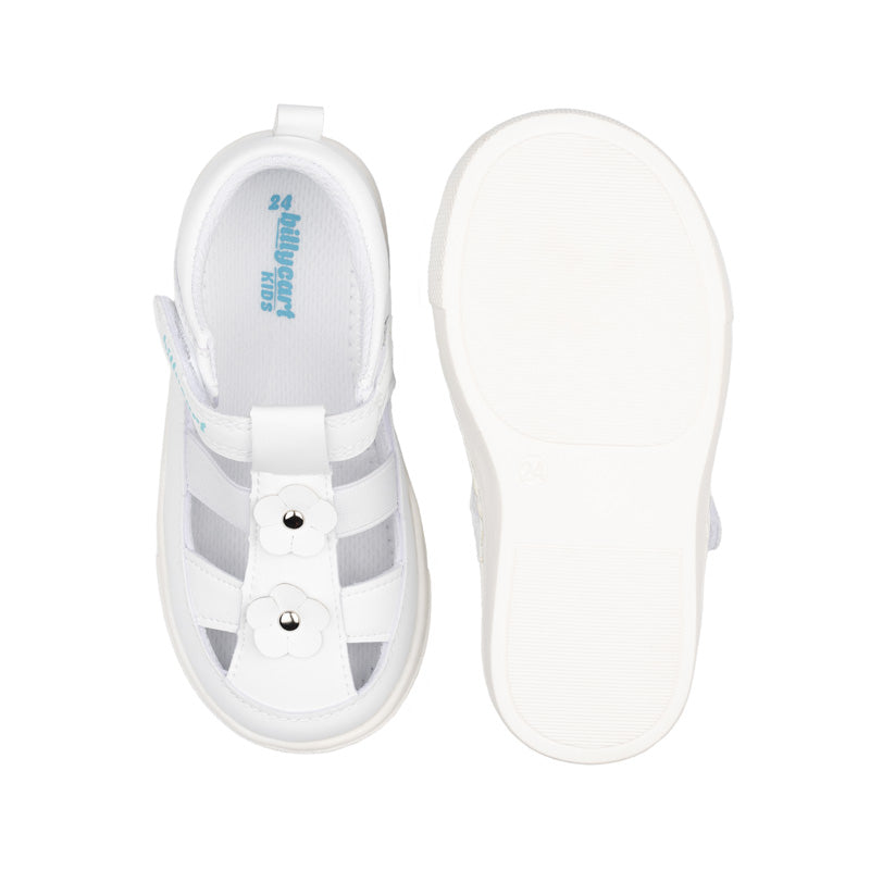 LAYLA white toddler girls sandals