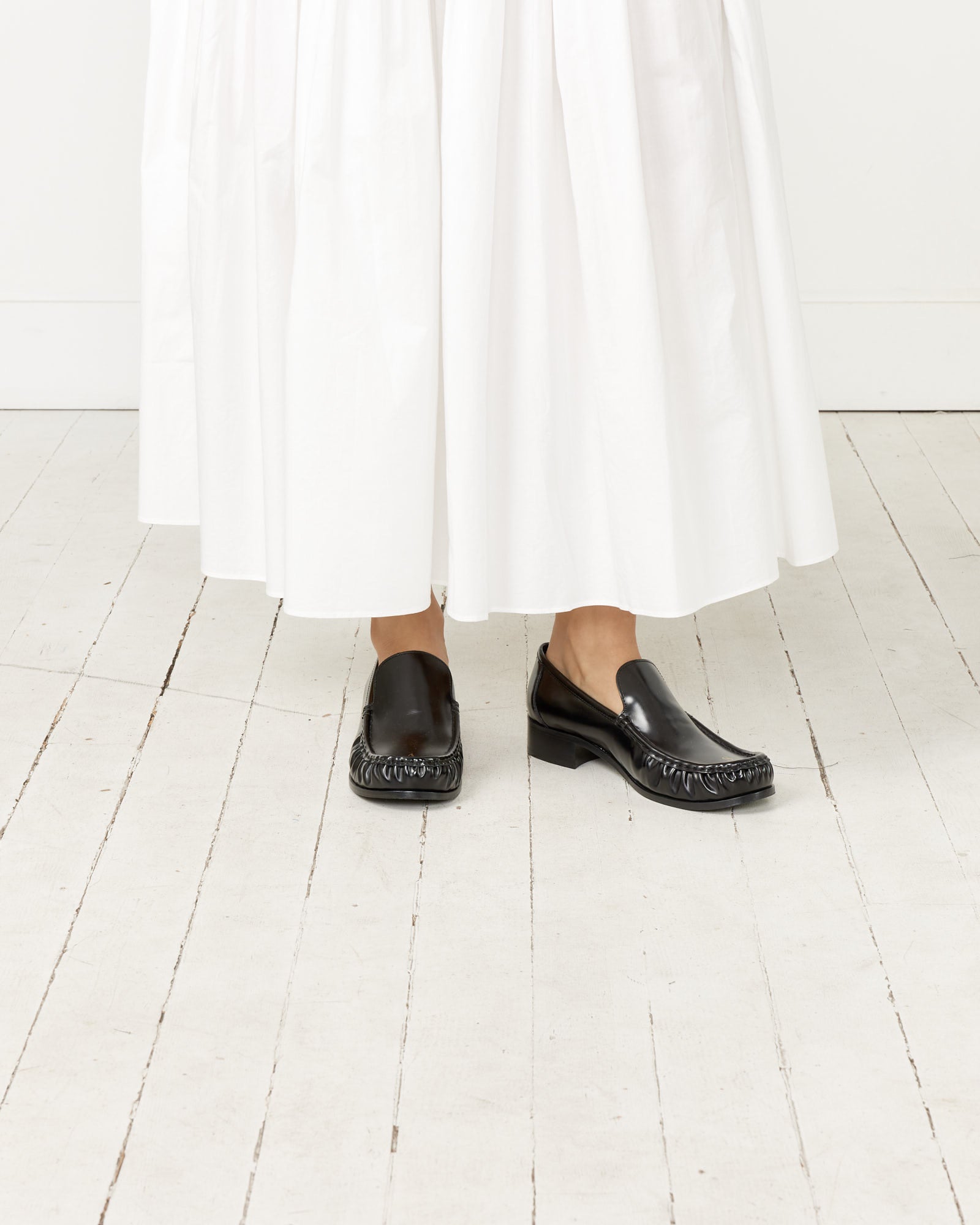 Leather Loafer in Black