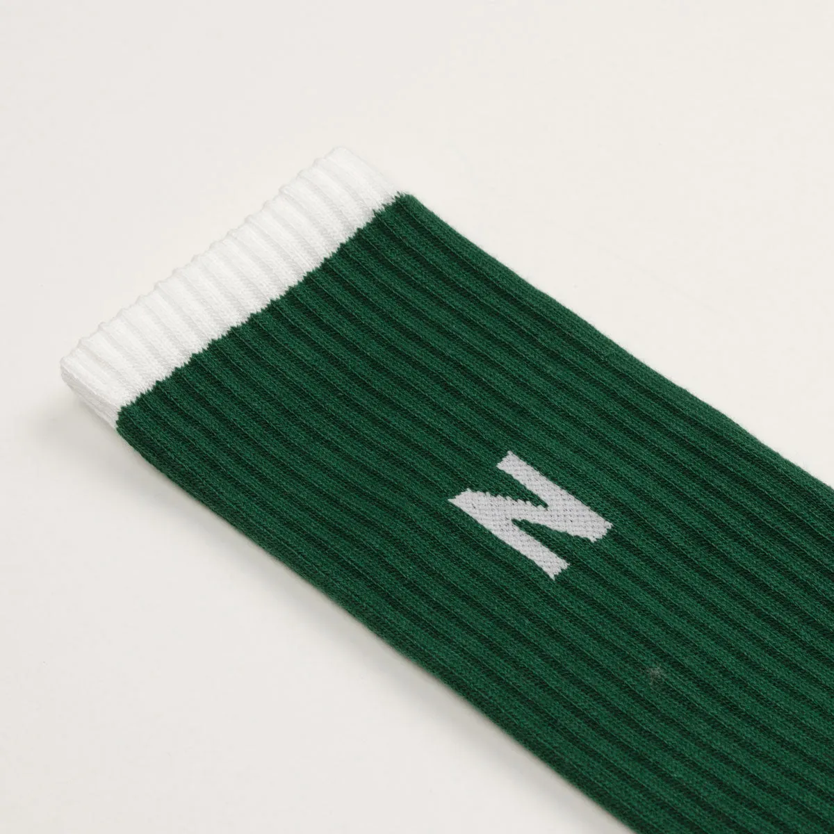 Norse Projects - Bjarki Varsity N Socks - Varsity Green