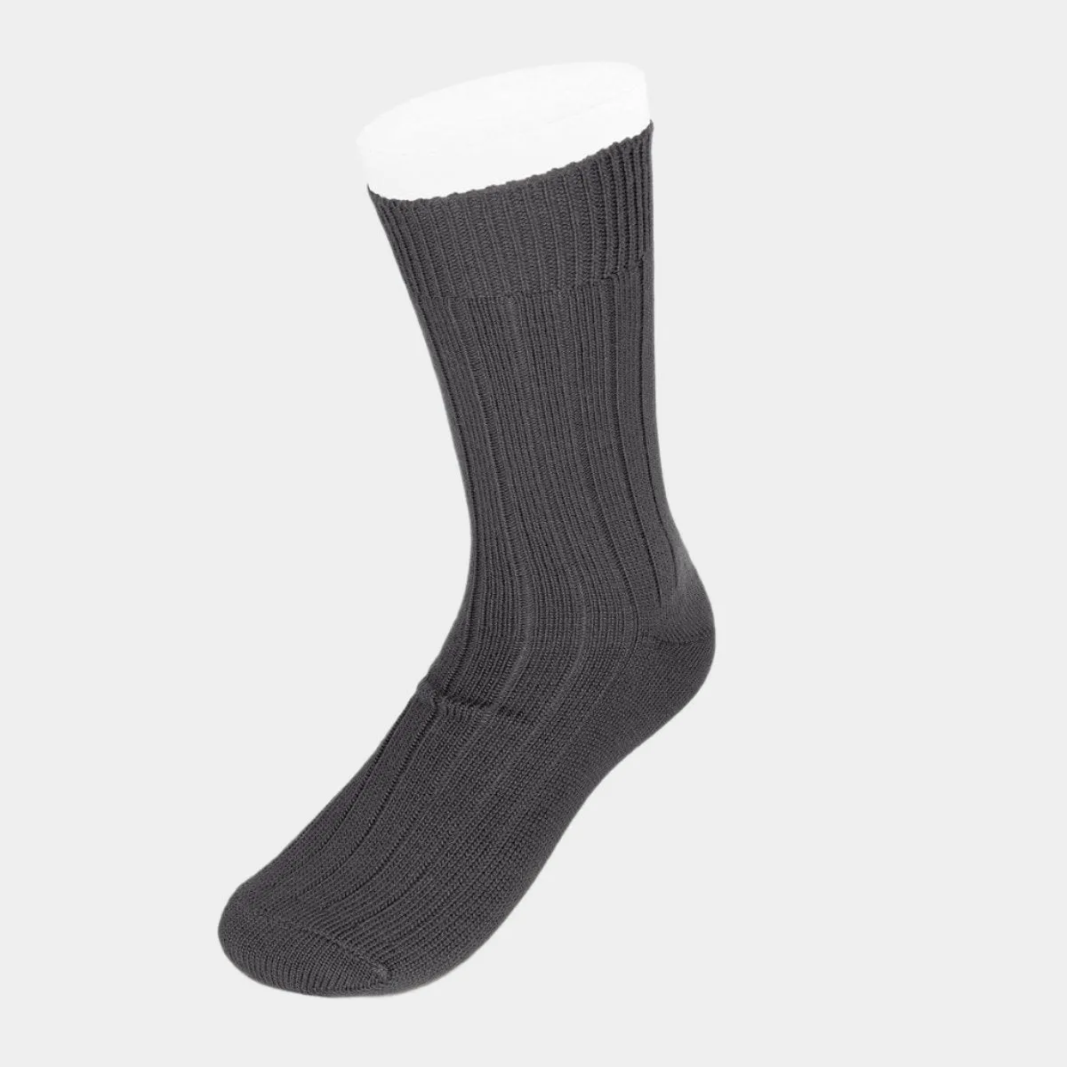 Short Grey Heavy Sports Wool Socks