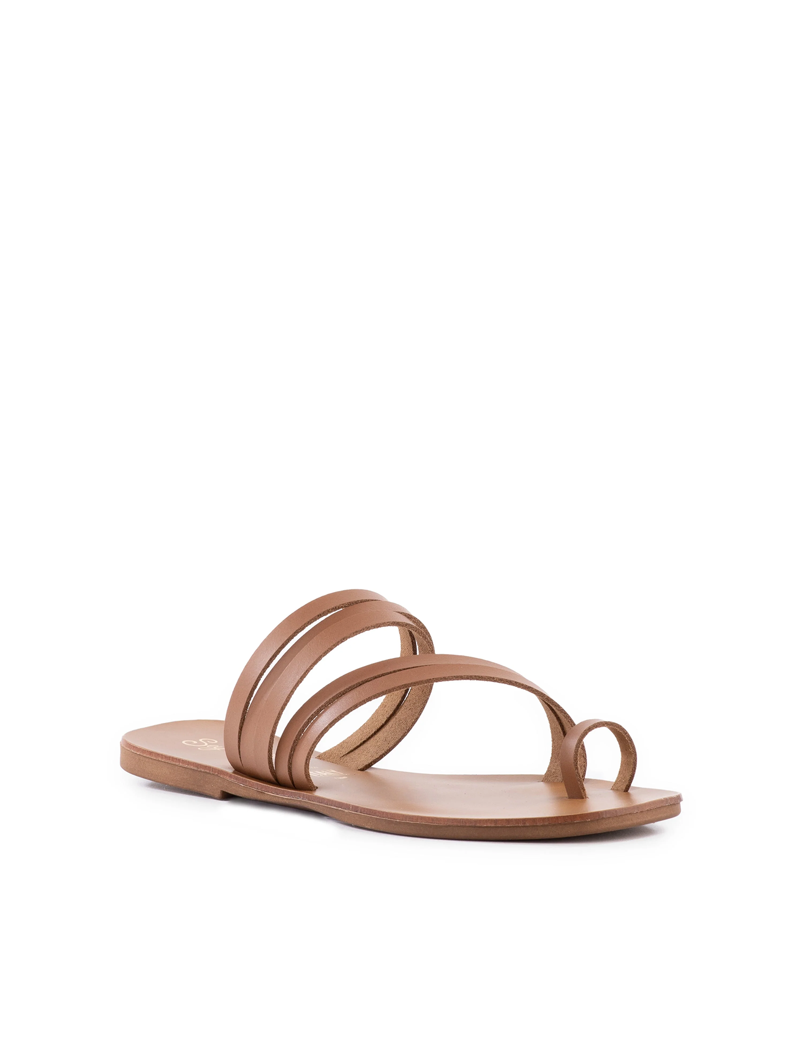 Summer Rain Sandal, Tan Leather