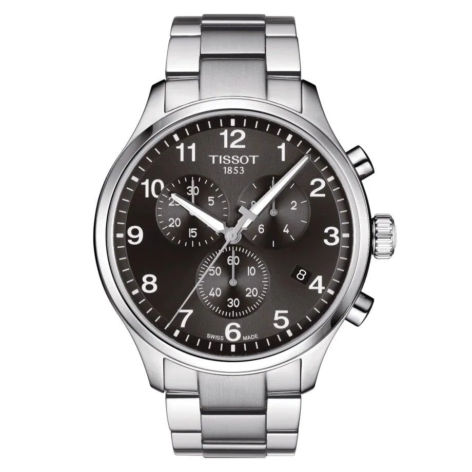 TISSOT Chrono XL Classic Multifunctional Swiss Technology Men’s Watch – Stainless Steel 