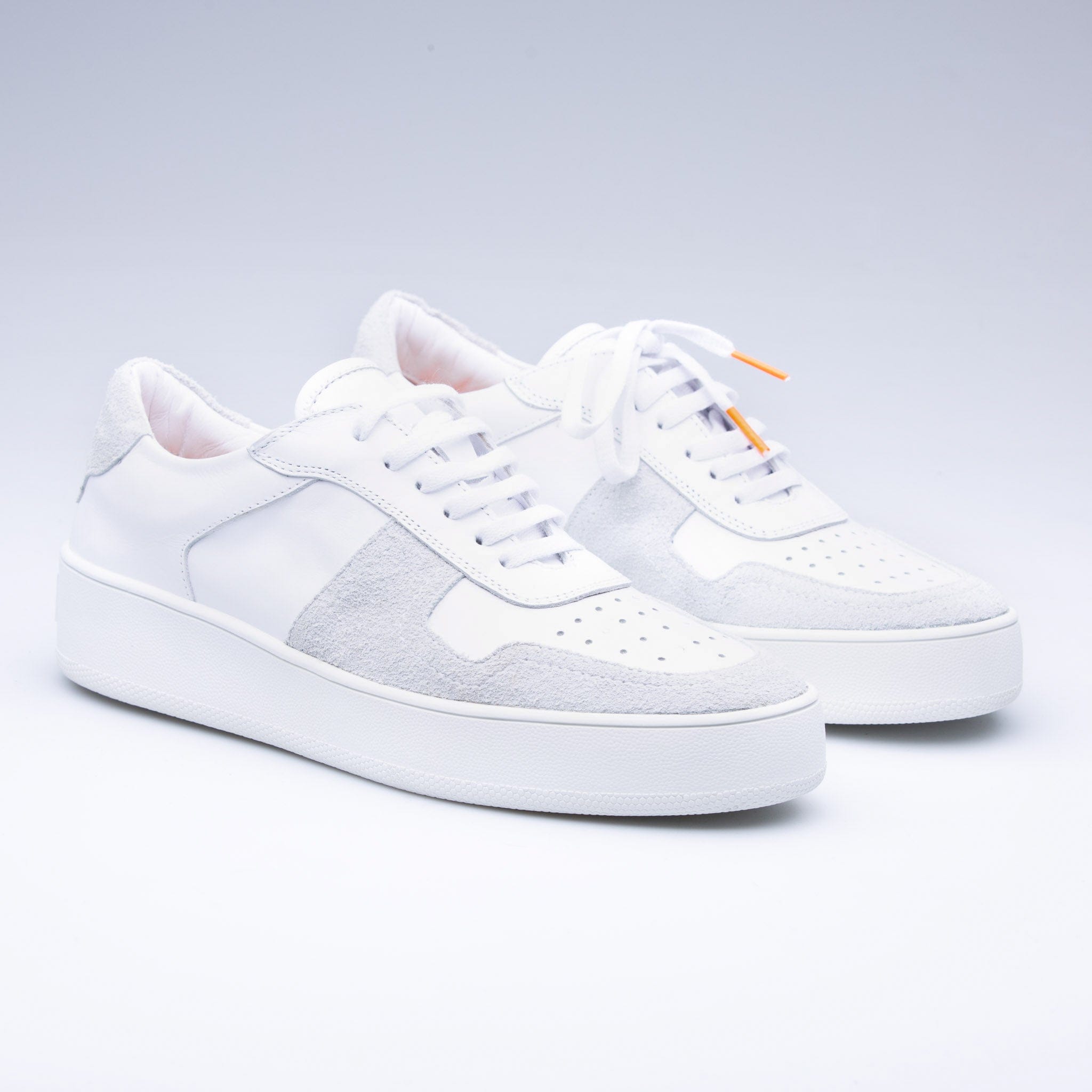 White Faty Casual Shoes