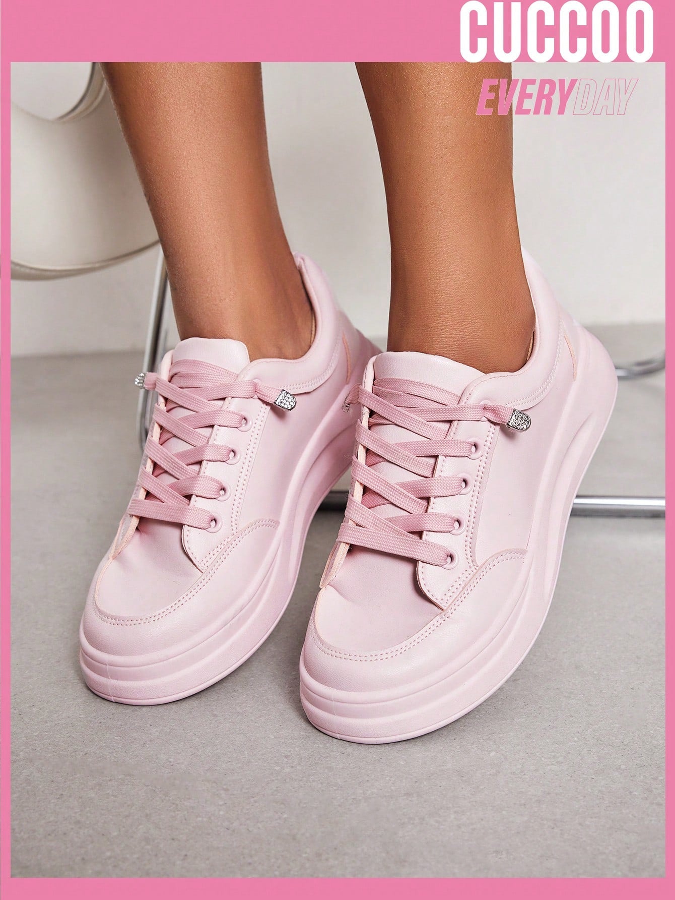 Woman Shoes Light Pink Sports Shoes For Spring And Summer